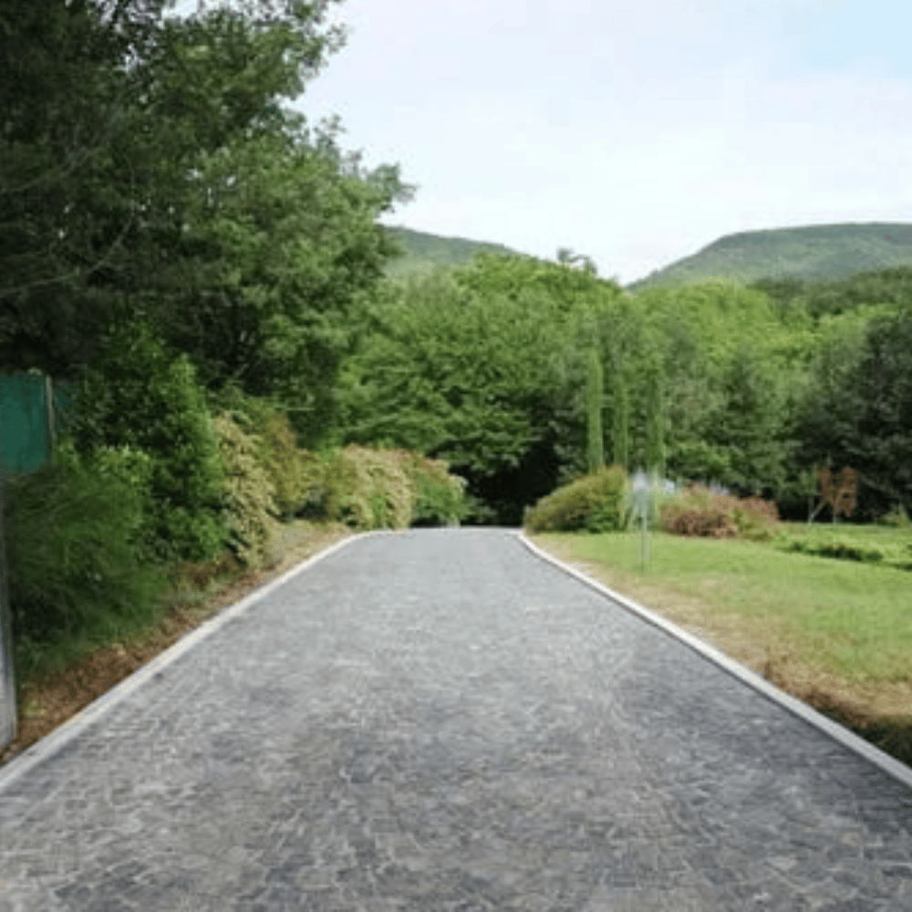 natural stone driveway