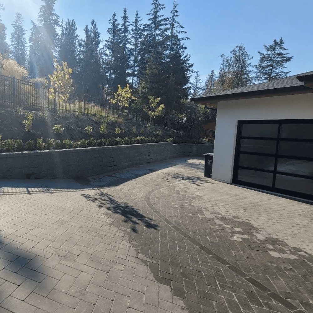 invisible drain on driveway
