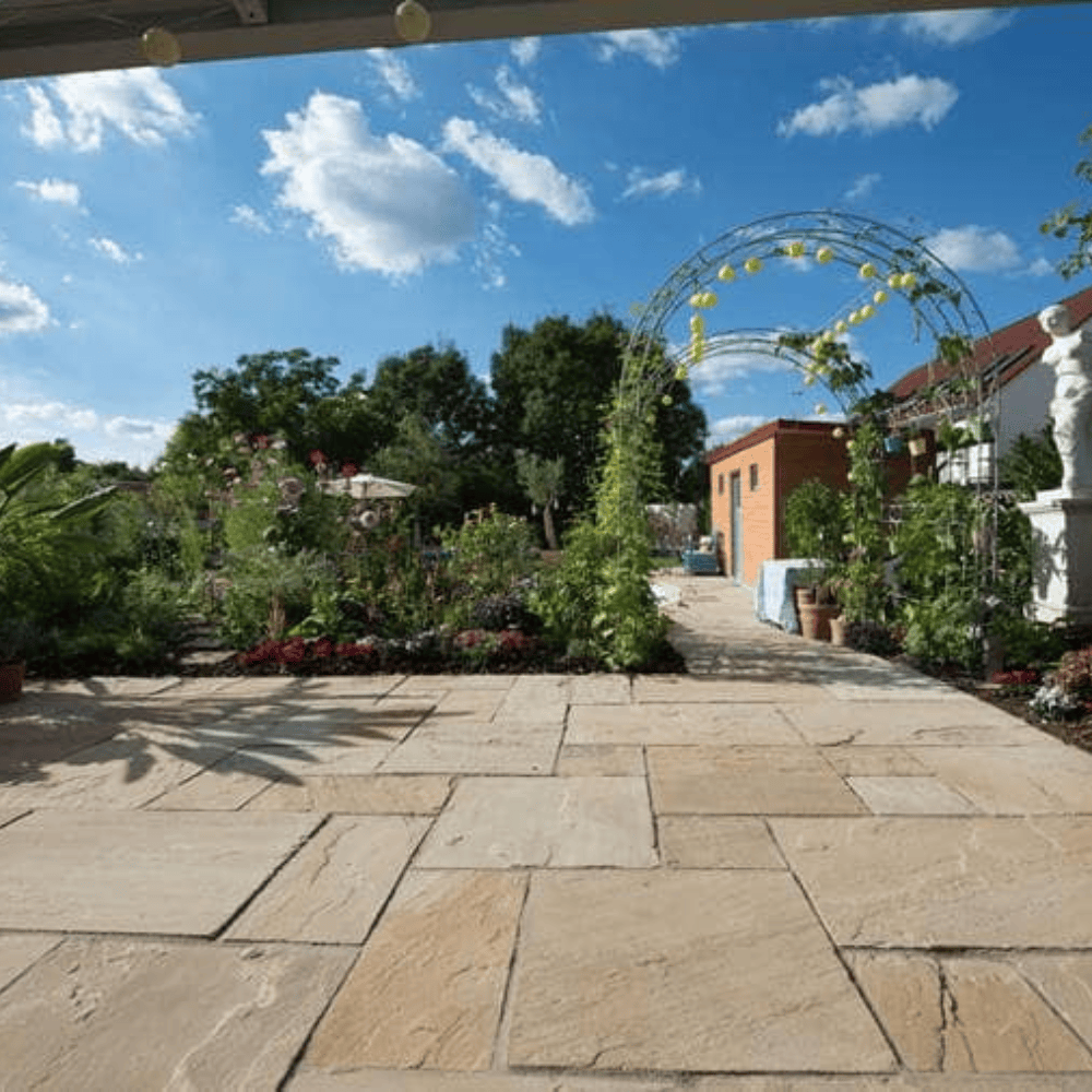 natural stone pation