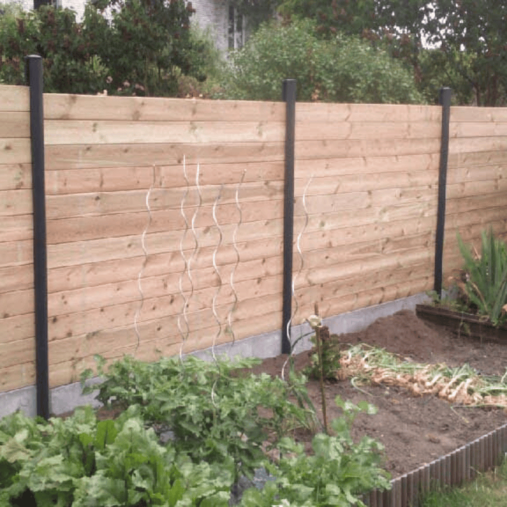 wooden privacy fence